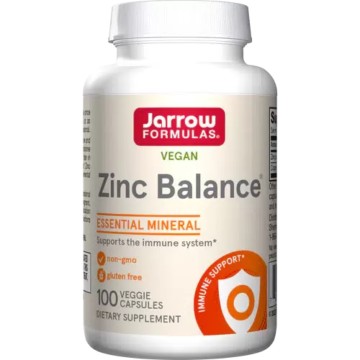 Jarrow Formulas, Цинк баланс, капсулы, 100 шт.